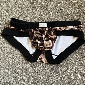 Leopard print brief
